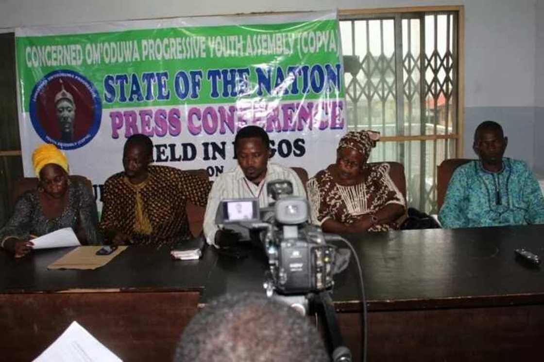 Buhari's ill-Health: Fani-Kayode is beating drums of war, says O'Oduwa group Buhari's ill-Health: Fani-Kayode is beating drums of war, says O'Oduwa group