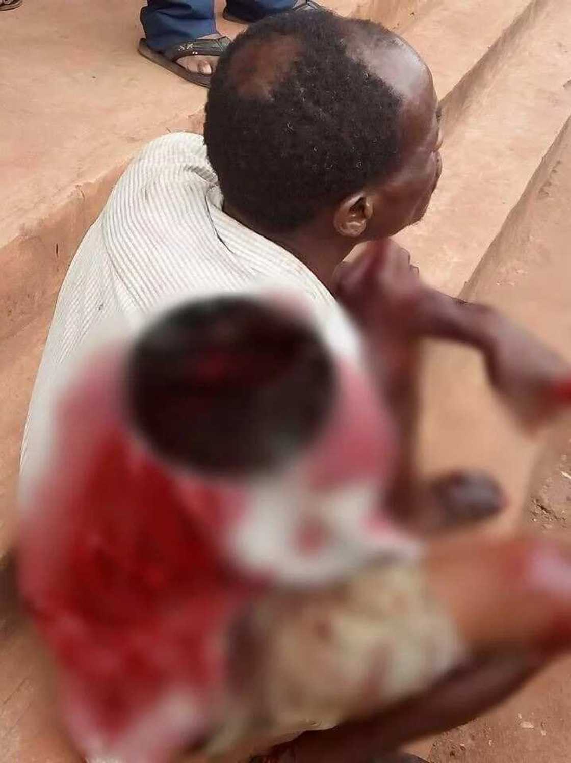 How Fulani herdsman attacked my uncle on his way to the farm in Enugu (photo) How Fulani herdsman attacked my uncle on his way to the farm in Enugu (photo)