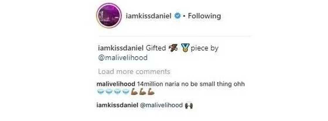 Kiss Daniel shows off his new diamond encrusted chain worth N14m Kiss Daniel shows off his new diamond encrusted chain worth N14m