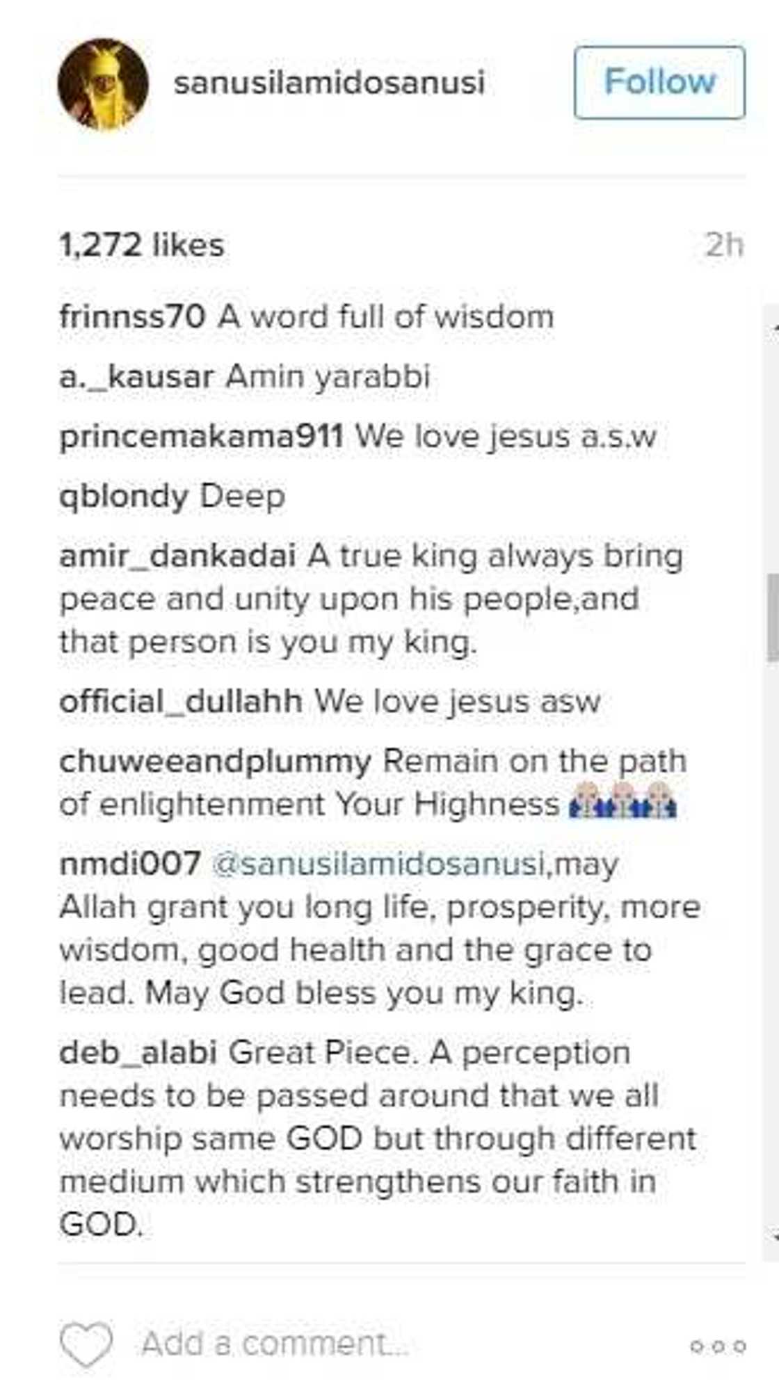 Emir of Kano publicly declares love for Jesus Christ Emir of Kano publicly declares love for Jesus Christ