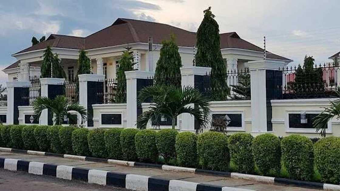 a Nigerian mansion