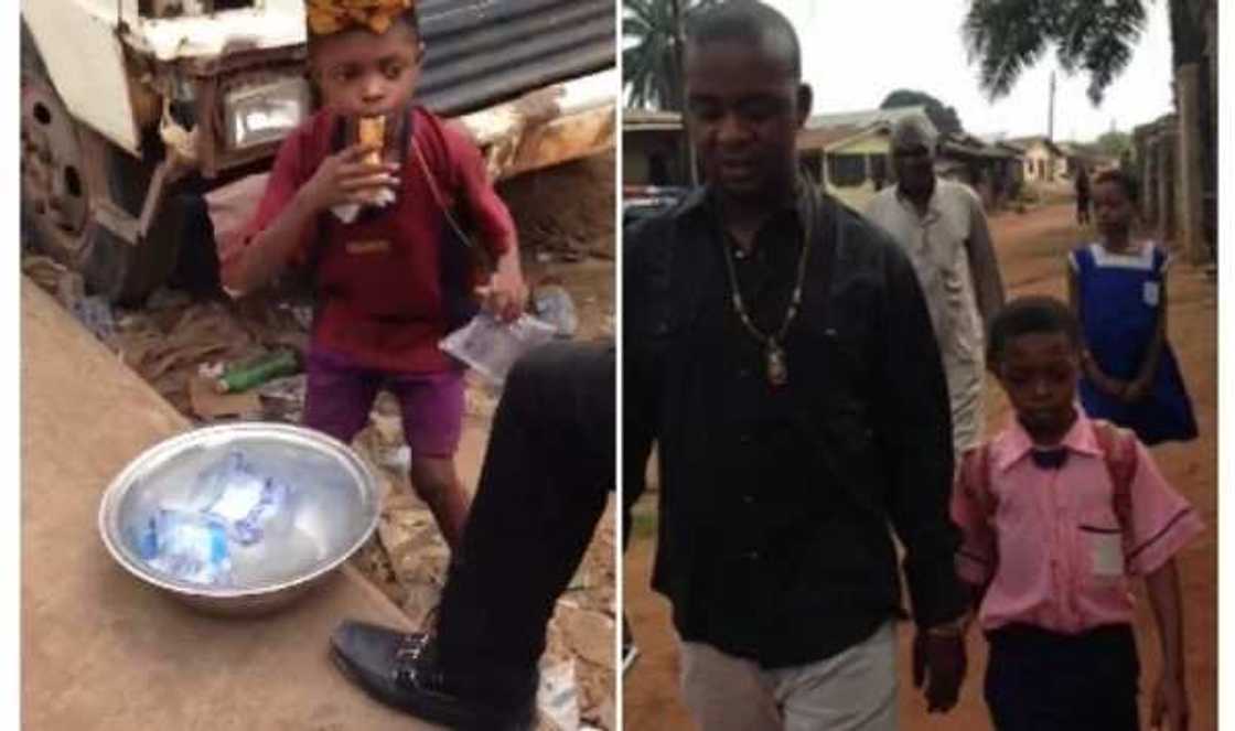 Man picks up ‘kid hawker’ from the street and sends him to school (photos, video) Man picks up ‘kid hawker’ from the street and sends him to school (photos, video)