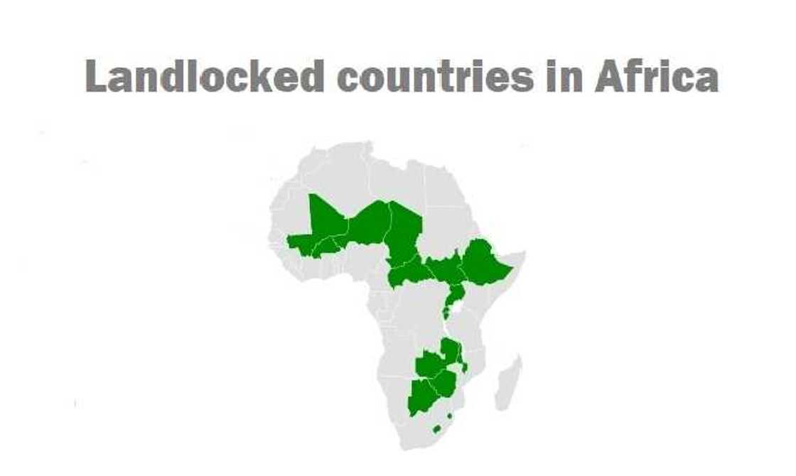 Landlocked countries in Africa and their capitals