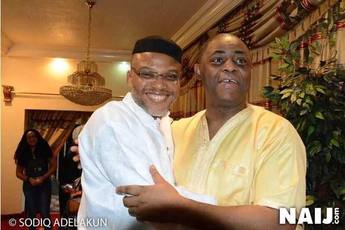 After his release from Kuje Prison, Nnamdi Kanu pays courtesy visit to Femi Fani-Kayode After his release from Kuje Prison, Nnamdi Kanu pays courtesy visit to Femi Fani-Kayode