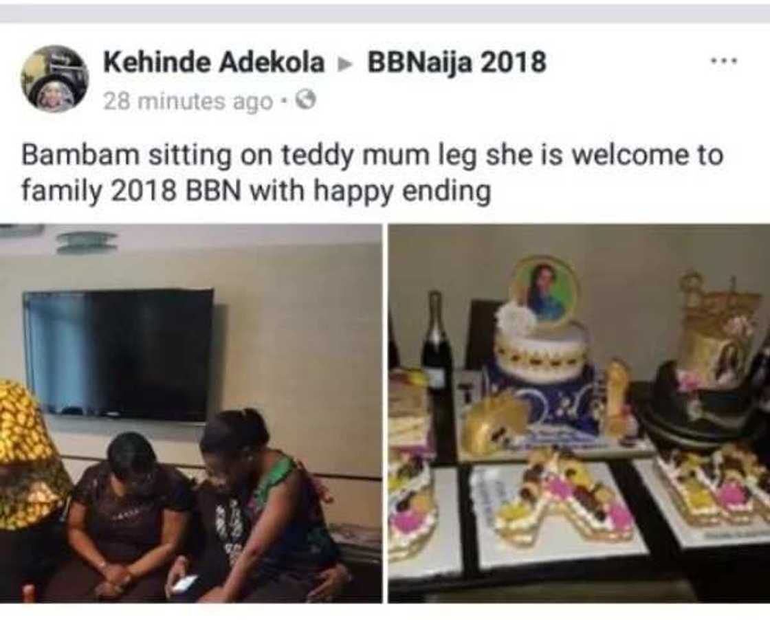 BBNaija: Teddy A throws surprise birthday party for BamBam (photo) BBNaija: Teddy A throws surprise birthday party for BamBam (photo)