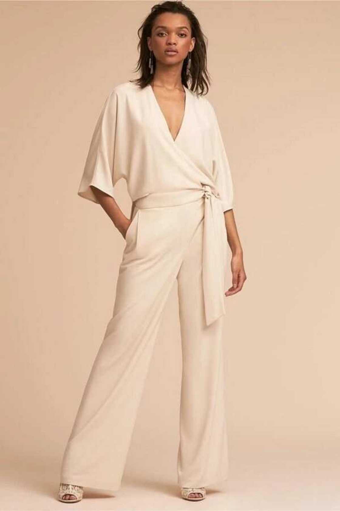 Cream festive jumpsuit Cream festive jumpsuit