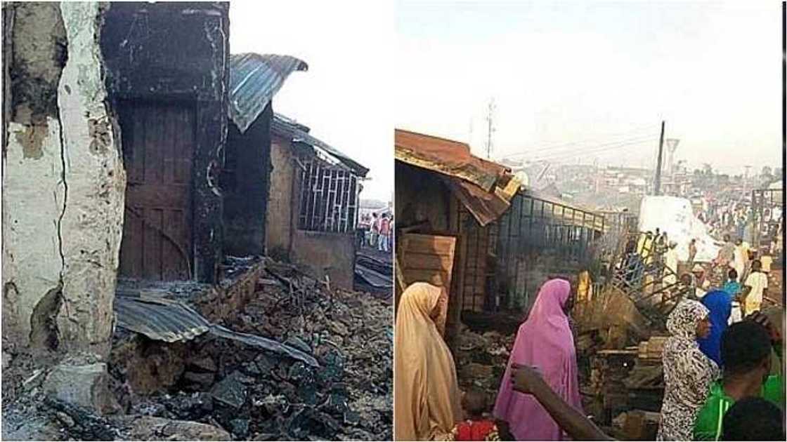 Hatsarin tankar mai ya yi sanadiyyar babbakewar gidaje 30 da motoci da dama a Neja Hatsarin tankar mai ya yi sanadiyyar babbakewar gidaje 30 da motoci da dama a Neja