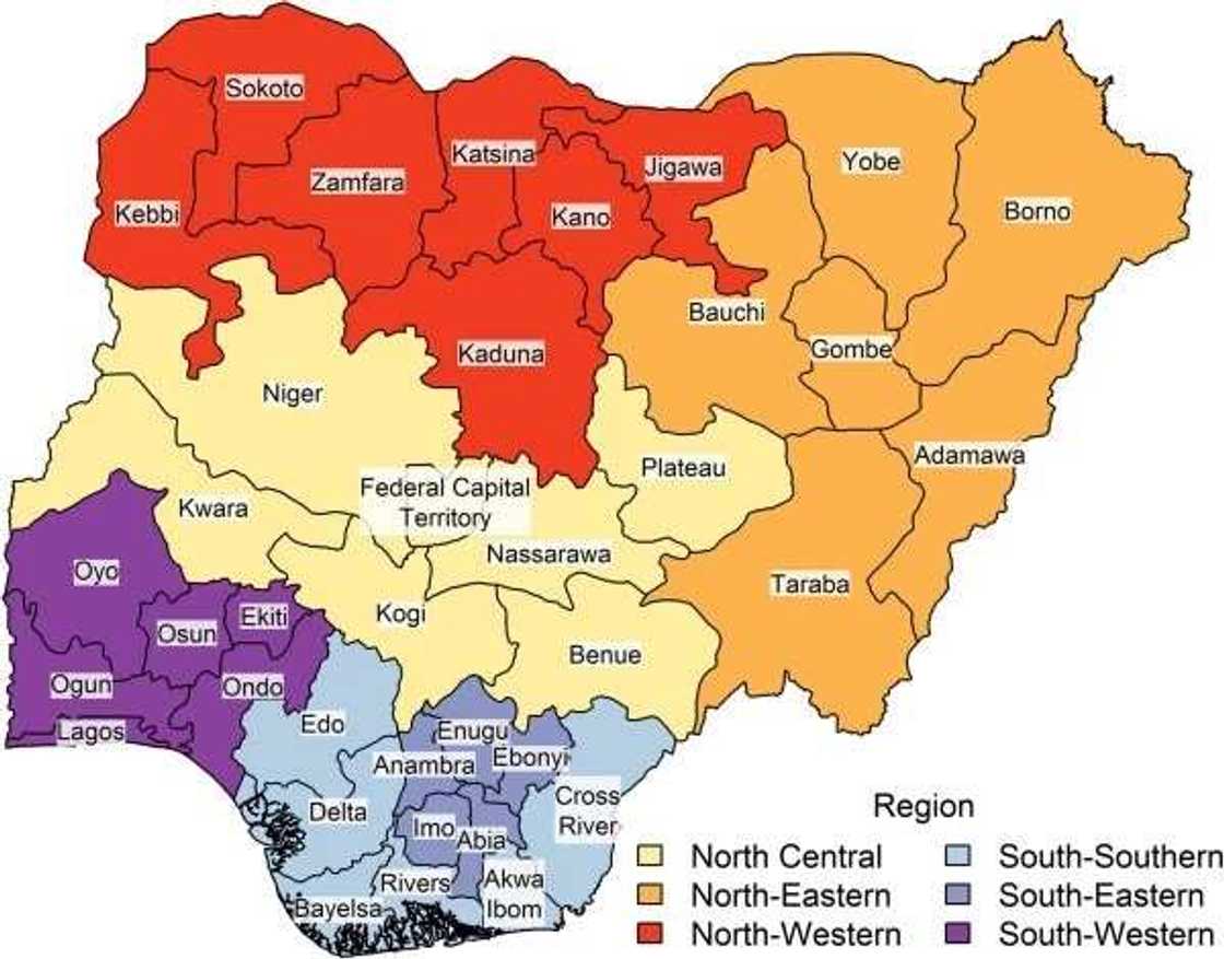 region in Nigeria region in Nigeria