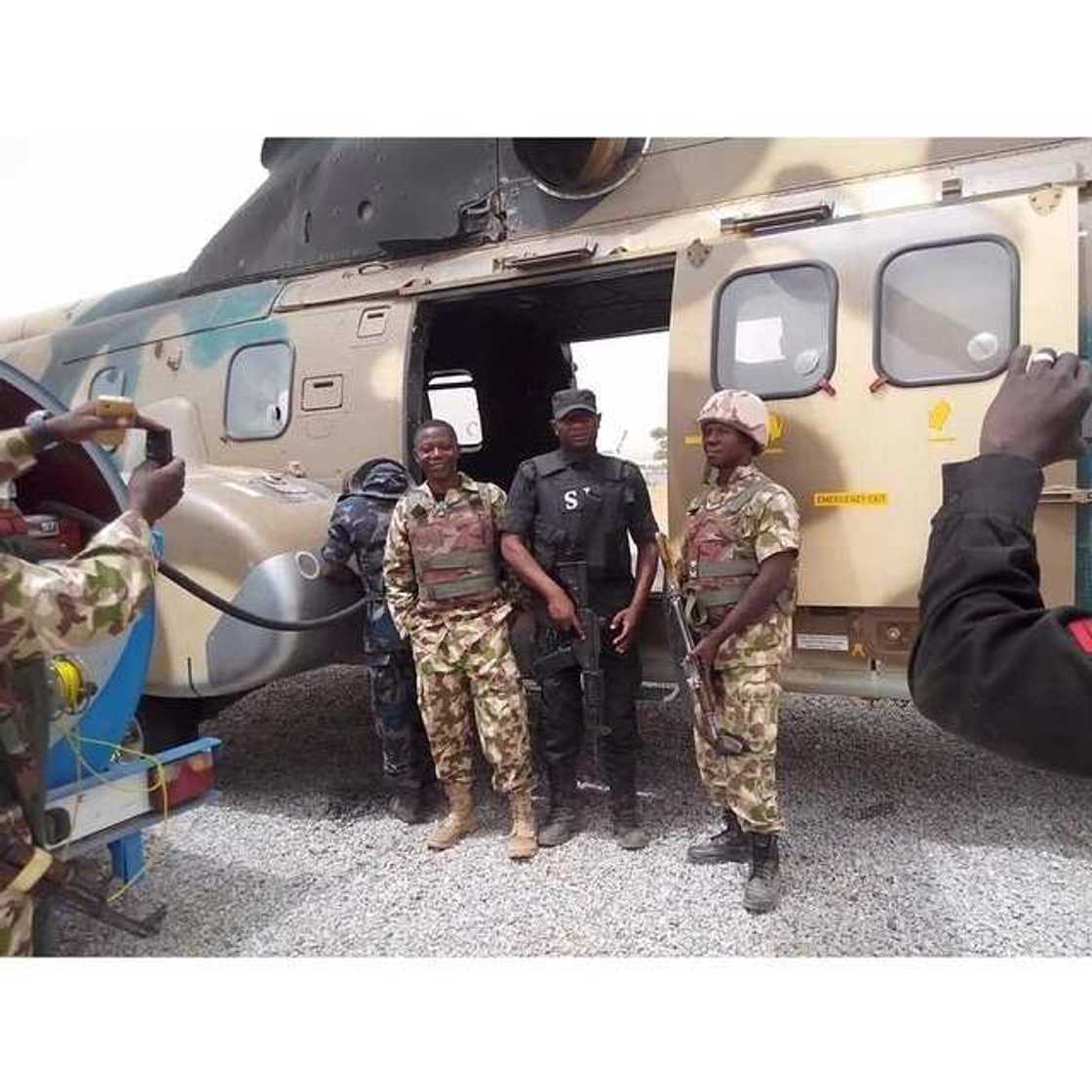 NAF Use Weaponised Helicopters Against Boko Haram