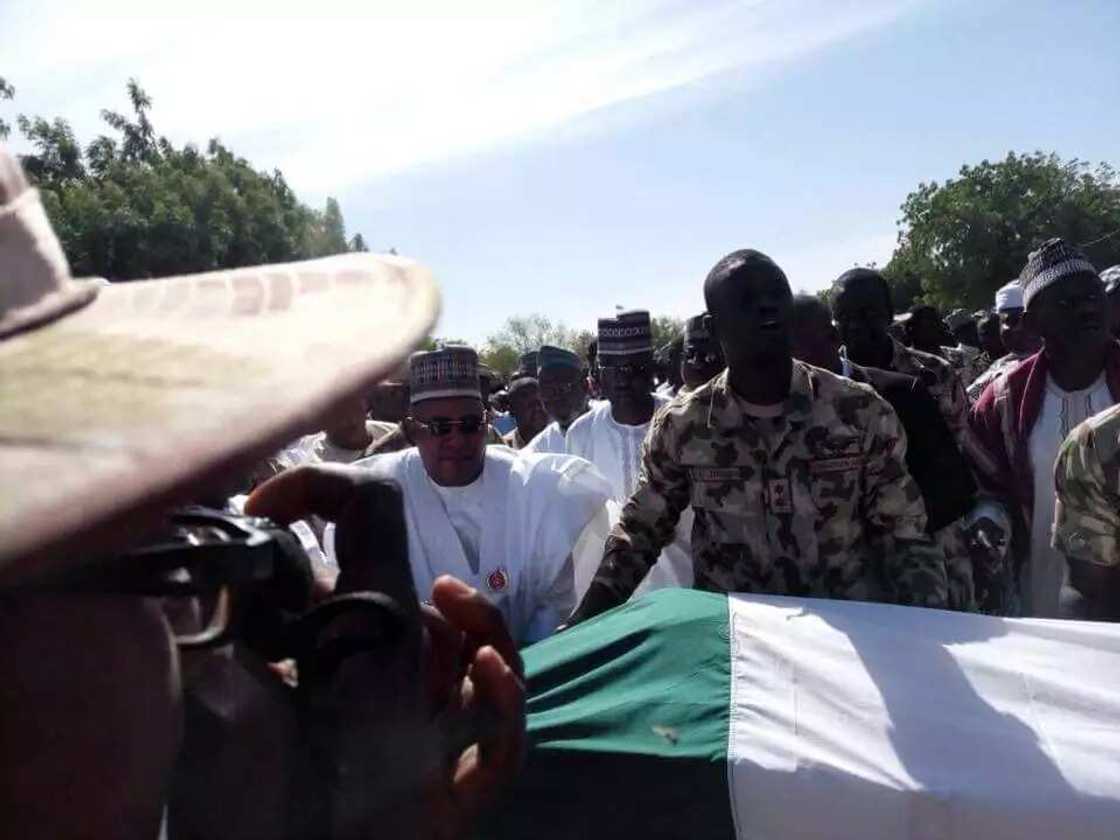 An gudanar sa Sallar jana'izar jarumin soja, Manjo MM Hassan An gudanar sa Sallar jana'izar jarumin soja, Manjo MM Hassan