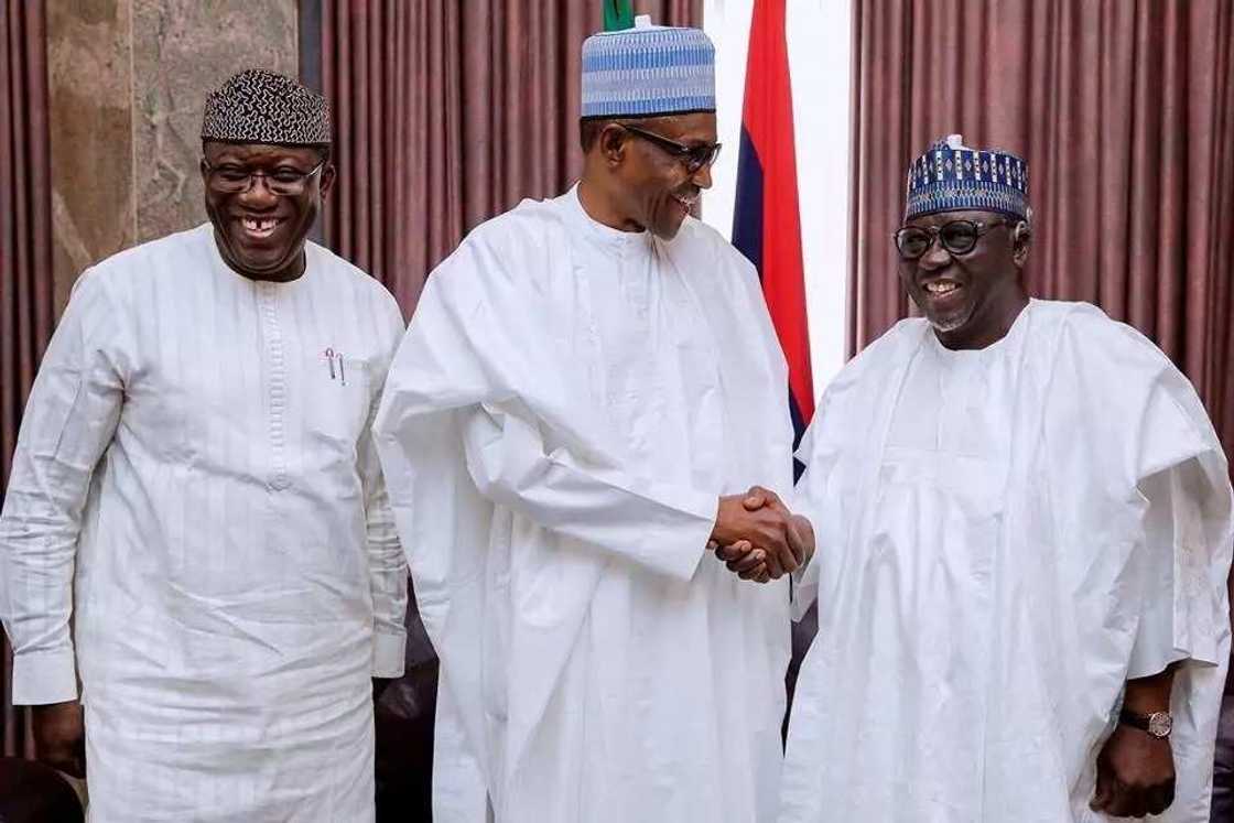 Ekiti election: Buhari meets APC candidate, Fayemi Ekiti election: Buhari meets APC candidate, Fayemi