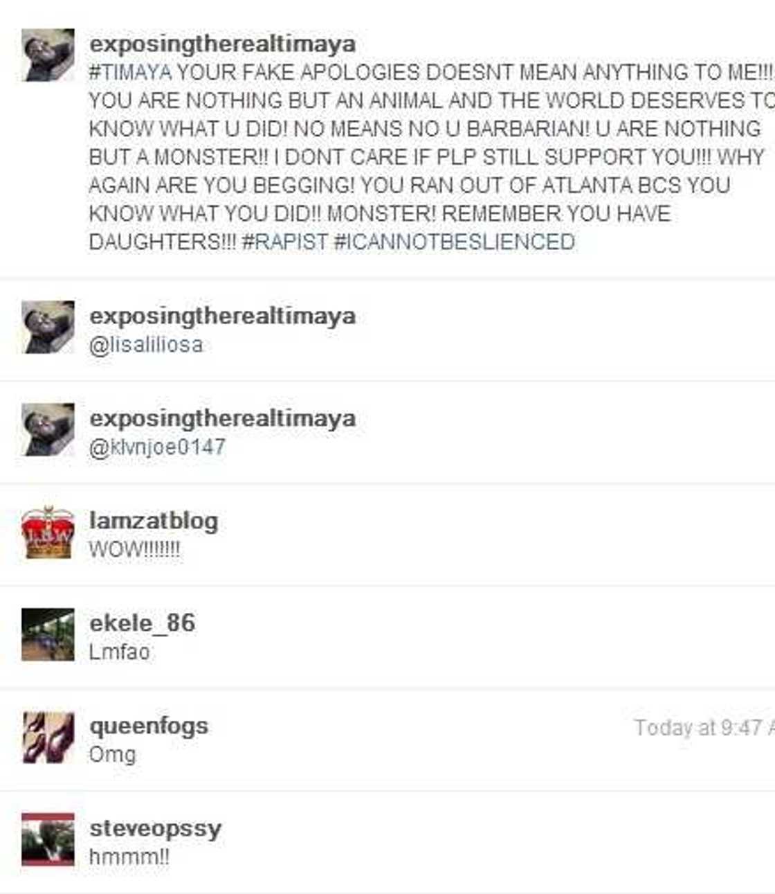 Timaya Faces Condemnation From Fans Timaya Faces Condemnation From Fans