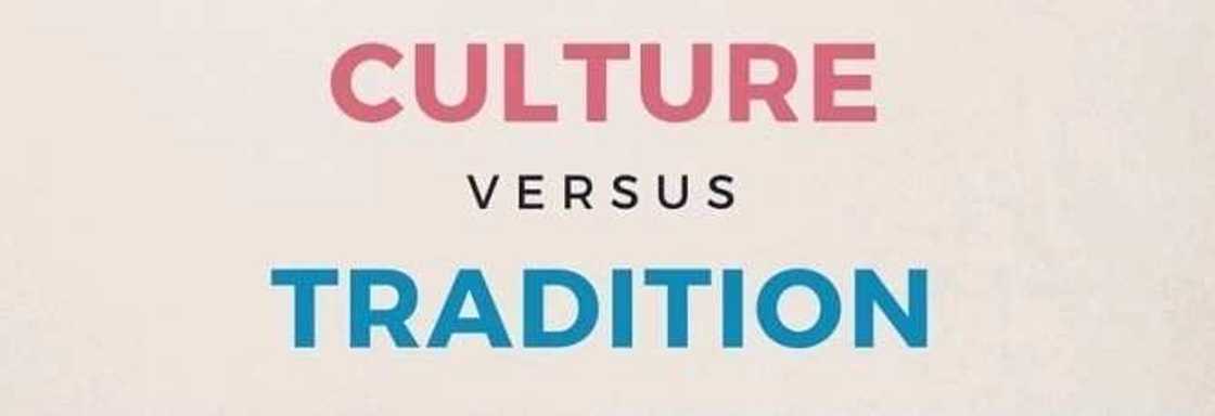 What is the difference between culture and tradition? What is the difference between culture and tradition?