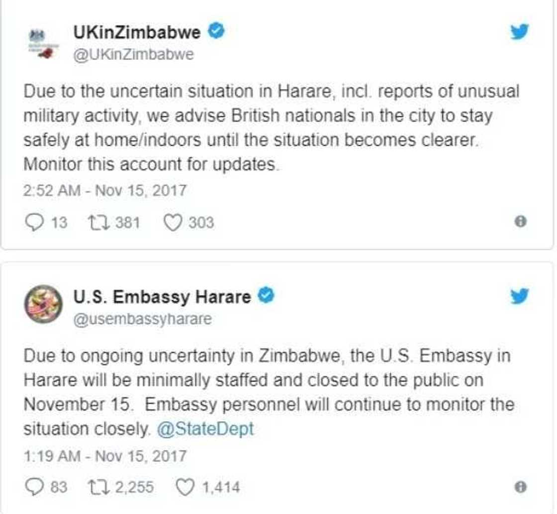 Live updates: Military takes over Zimbabwe's capital, detains Mugabe, wife and top officials Live updates: Military takes over Zimbabwe's capital, detains Mugabe, wife and top officials