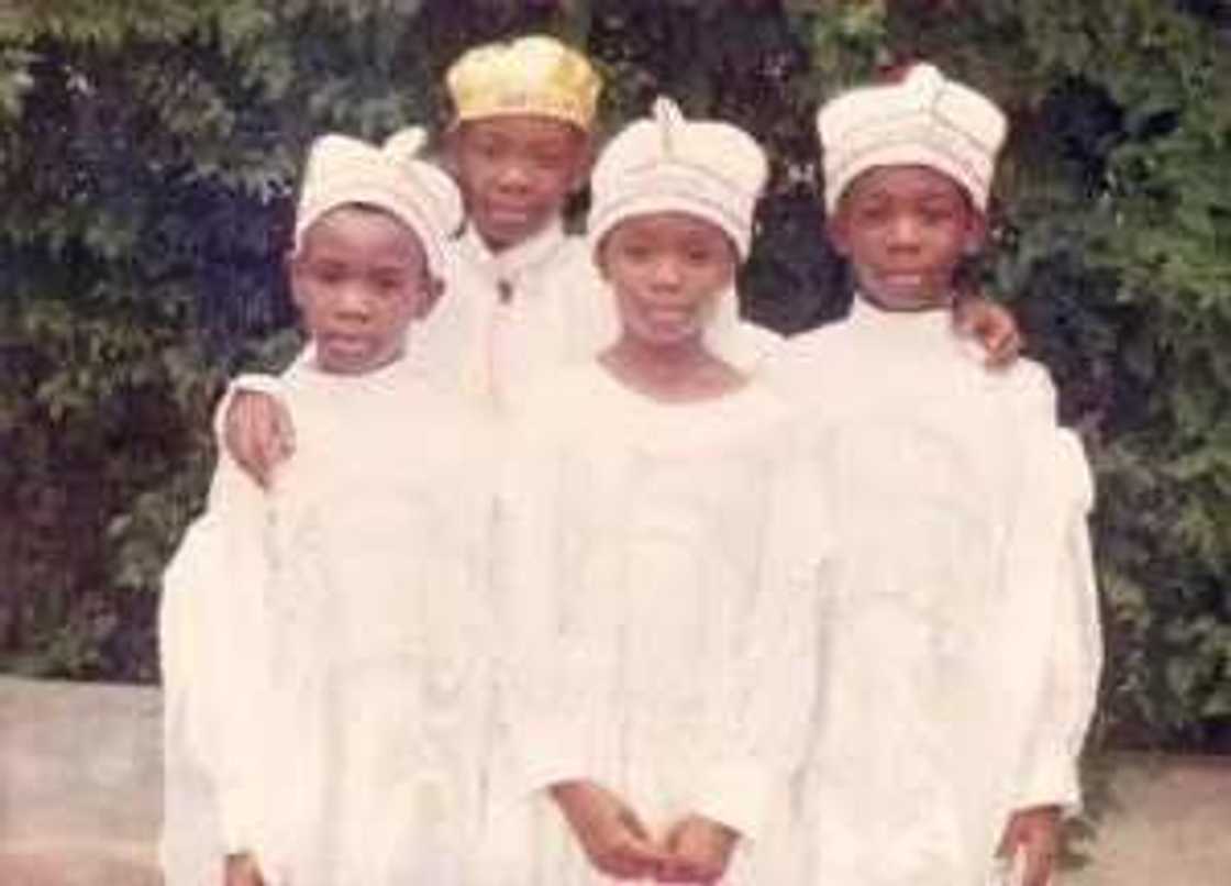 Throwback: Don Jazzy And Family In C&S Outfit As He Receives Honour