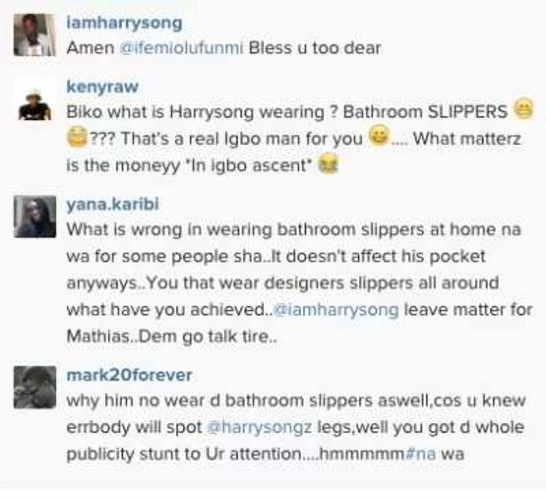 Nigerians Blast Harrysong For Doing This... Nigerians Blast Harrysong For Doing This...