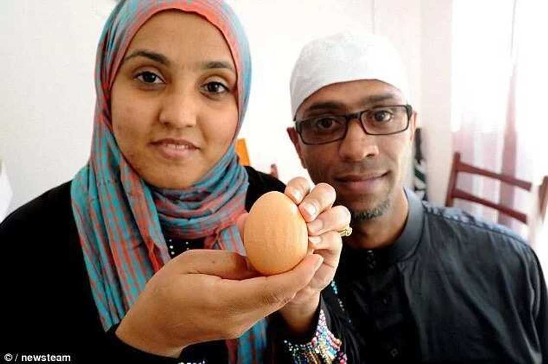 Allah Word Written In Arabic Appears On Egg Shell Allah Word Written In Arabic Appears On Egg Shell