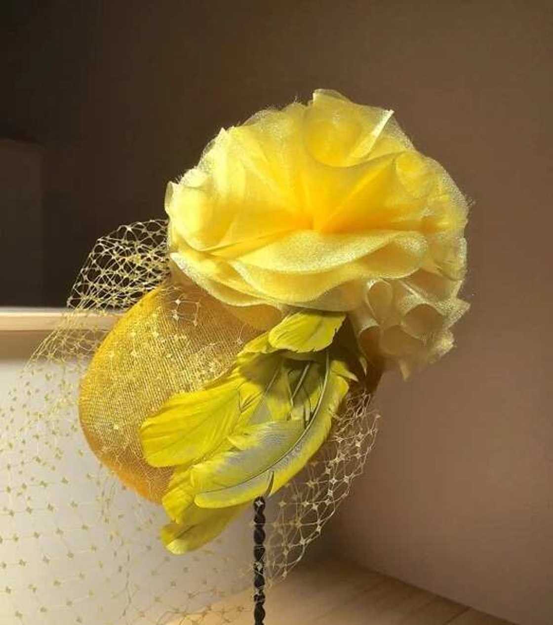 sinamay hat with flower sinamay hat with flower
