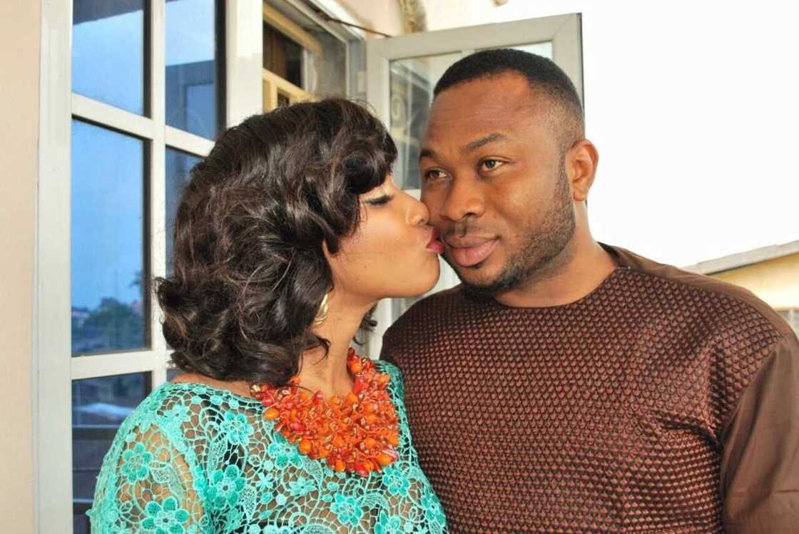 Tonto Dikeh with her ex-husband