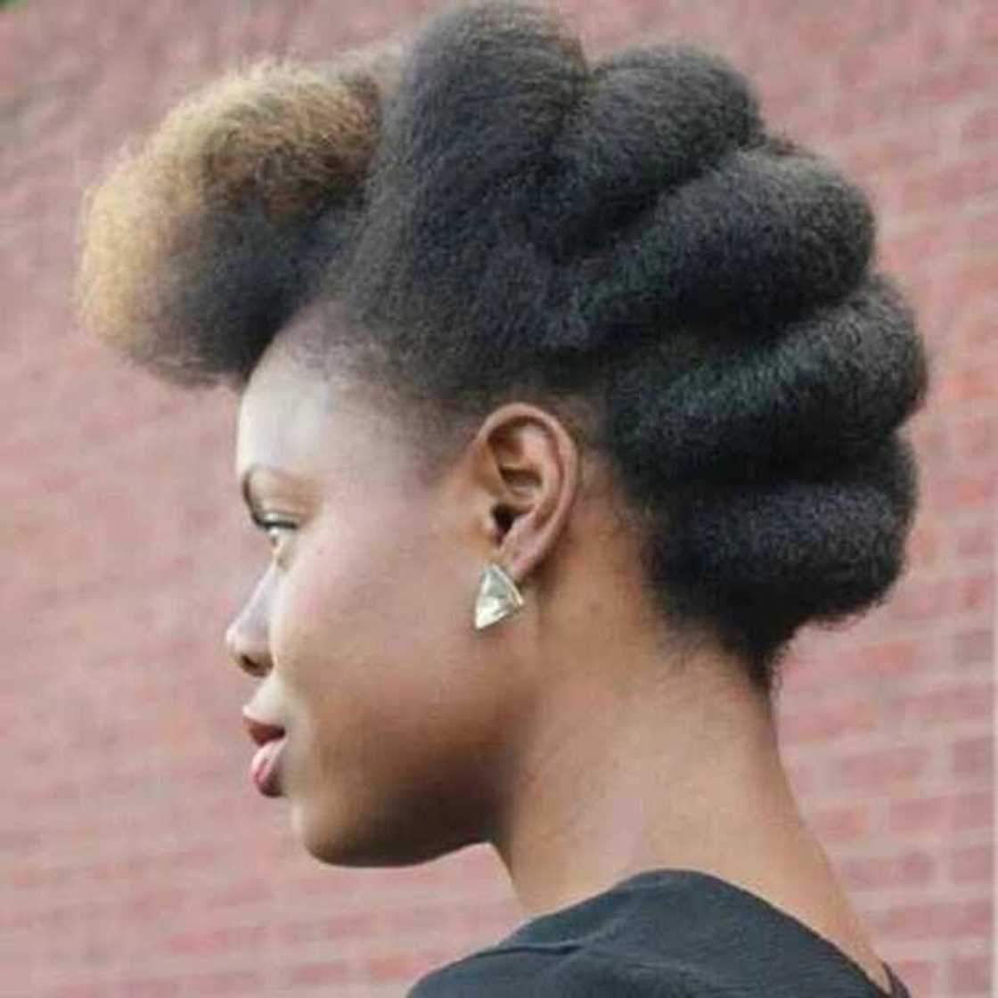 Cinnamon-roll updo Cinnamon-roll updo