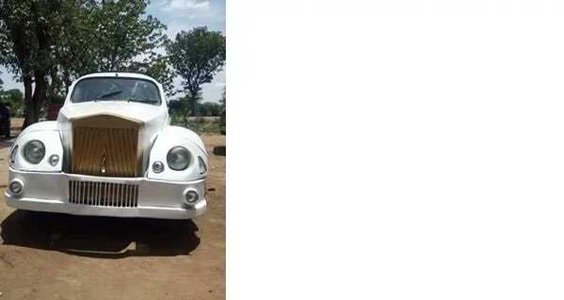 Benue man recreates Volkswagen Beetle, turns it into a modern day car (photos) Benue man recreates Volkswagen Beetle, turns it into a modern day car (photos)