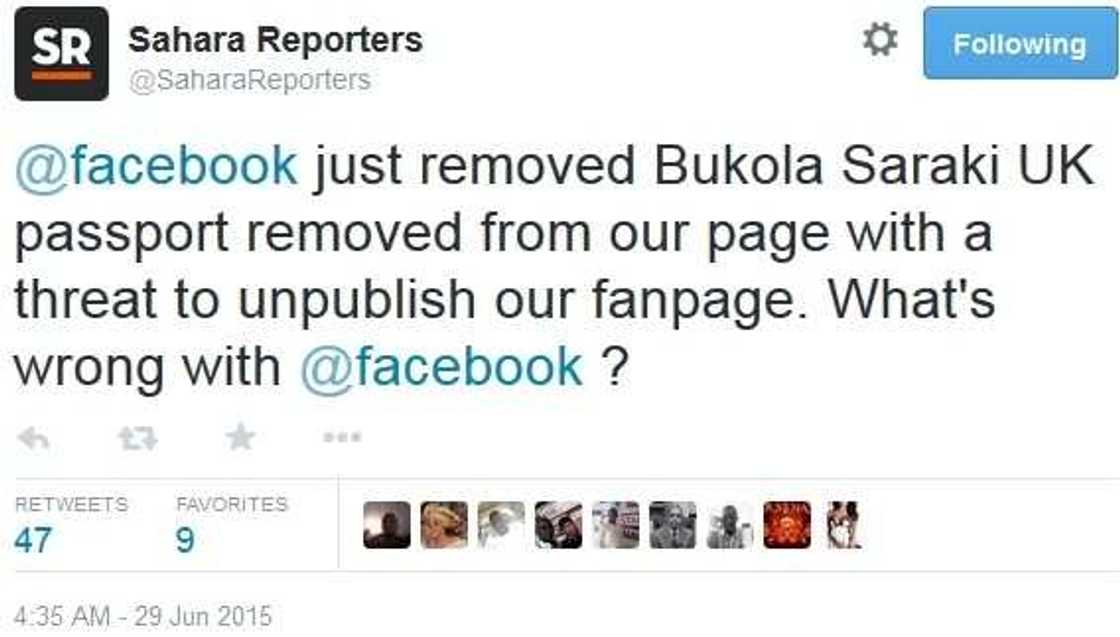 Facebook Threatens Sahara Reporters Over Saraki Facebook Threatens Sahara Reporters Over Saraki