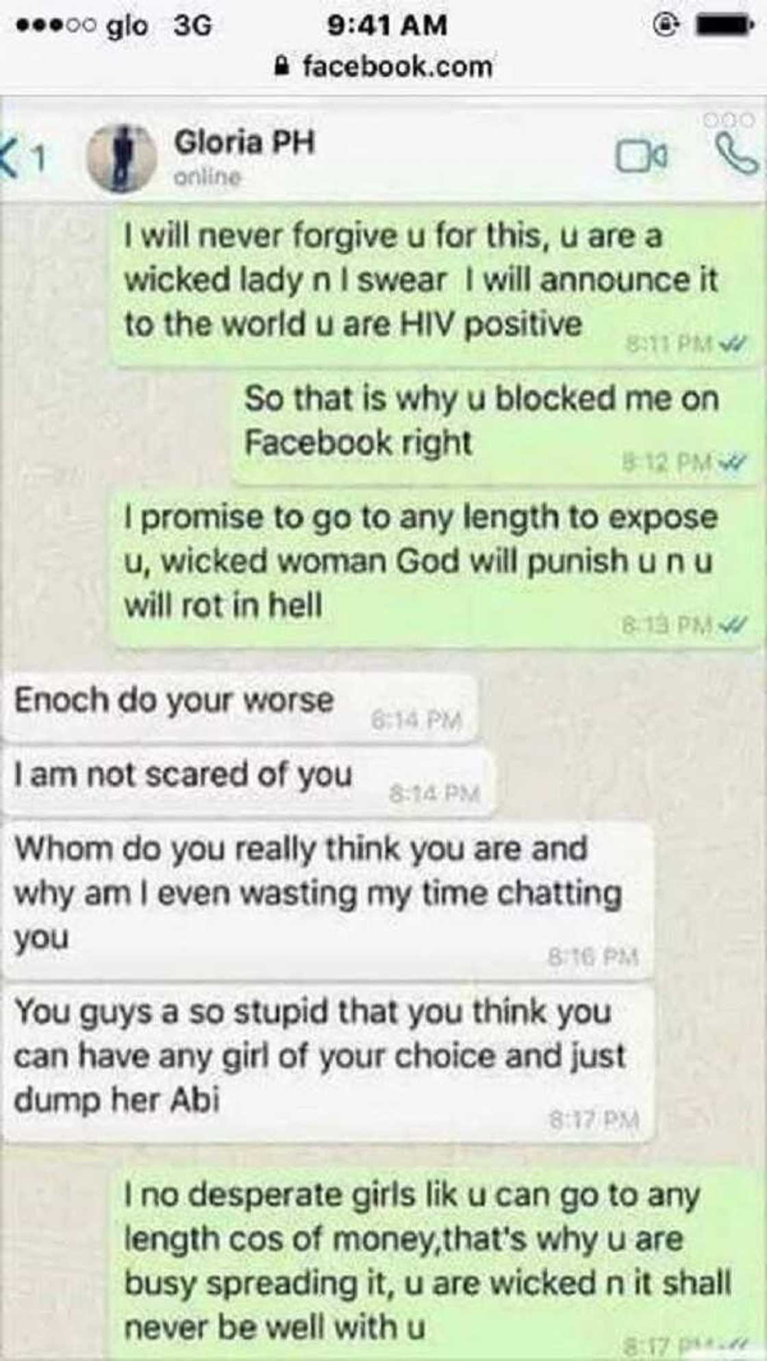 Nigerian lady allegedly infected a man with HIV, refuses to pick up his calls Nigerian lady allegedly infected a man with HIV, refuses to pick up his calls