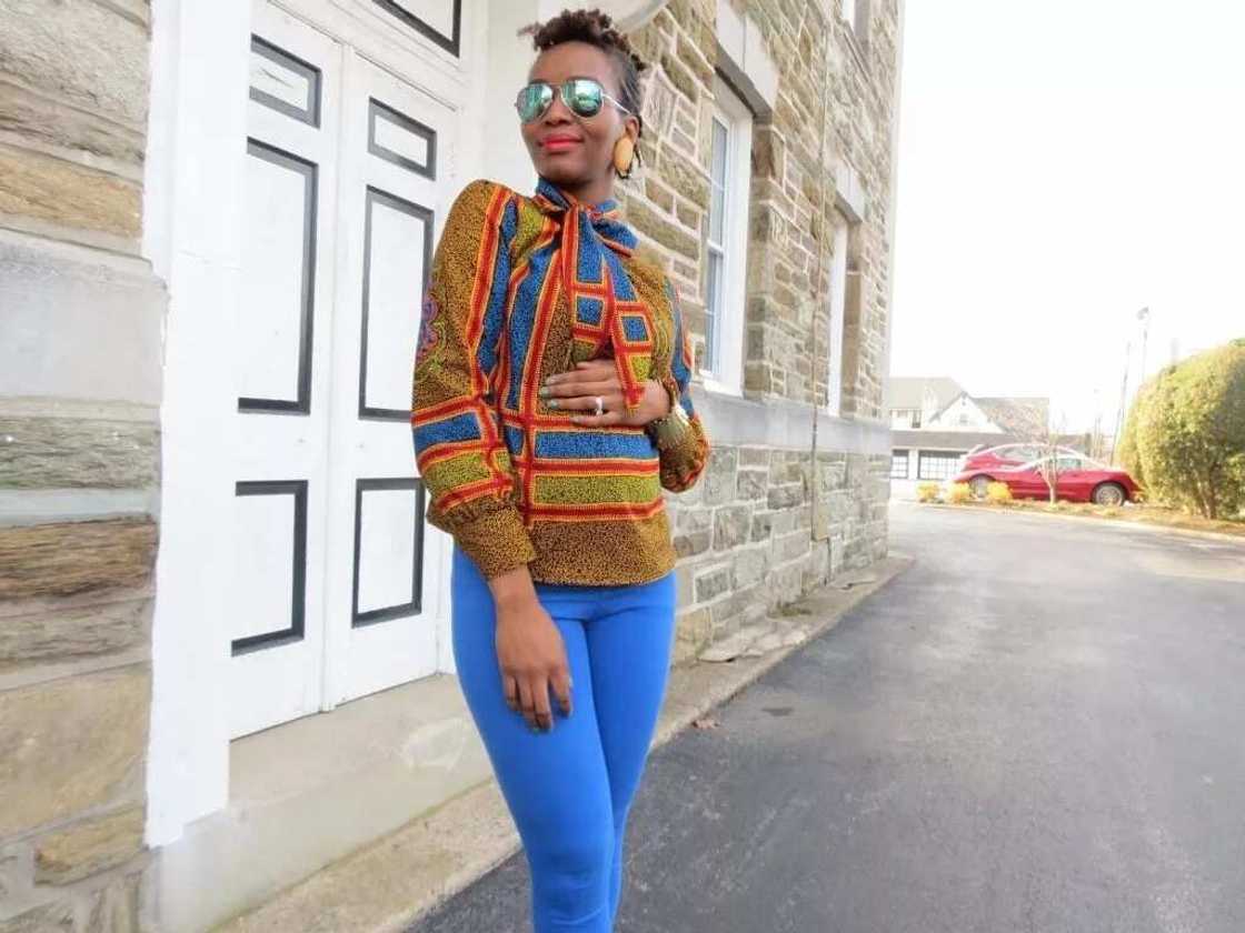 Ankara maternity blouse Ankara maternity blouse