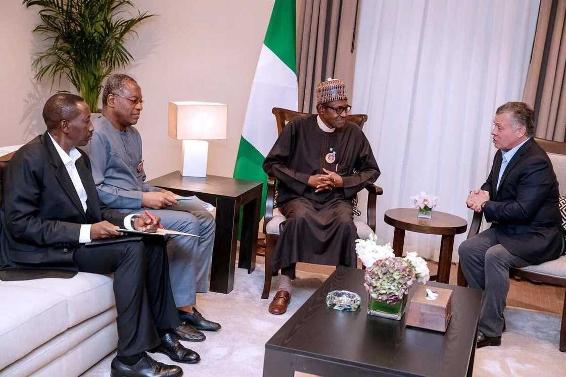 Buhari meets King Abdullah of Jordan over global terrorism Buhari meets King Abdullah of Jordan over global terrorism