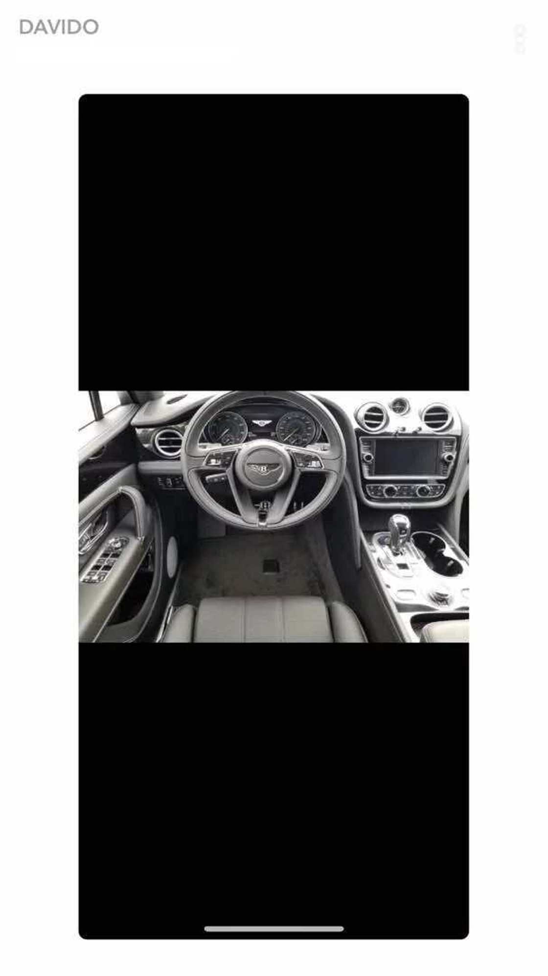Davido acquires a Bentley Bentyaga worth N94m Davido acquires a Bentley Bentyaga worth N94m