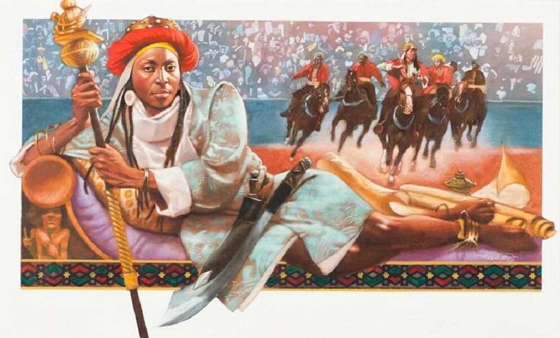 The picture of Queen Amina