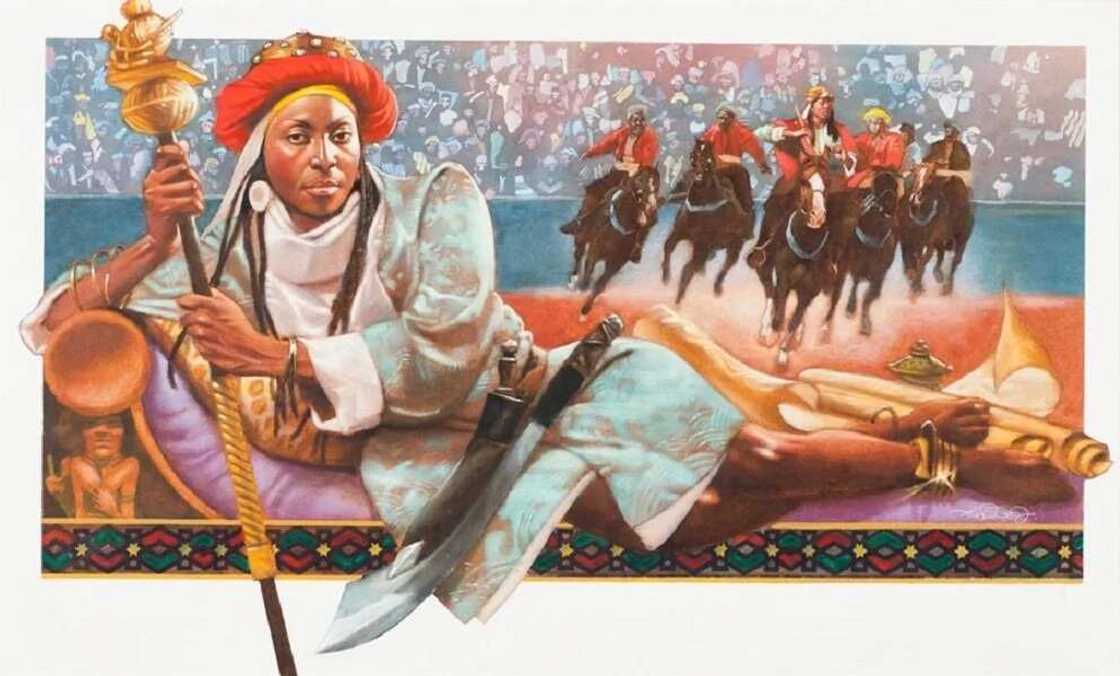 The picture of Queen Amina The picture of Queen Amina