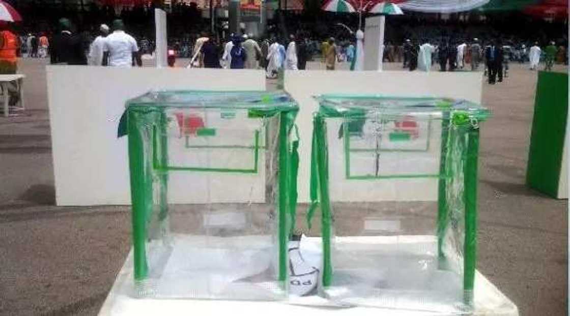Elections vote boxes in Nigeria Elections vote boxes in Nigeria