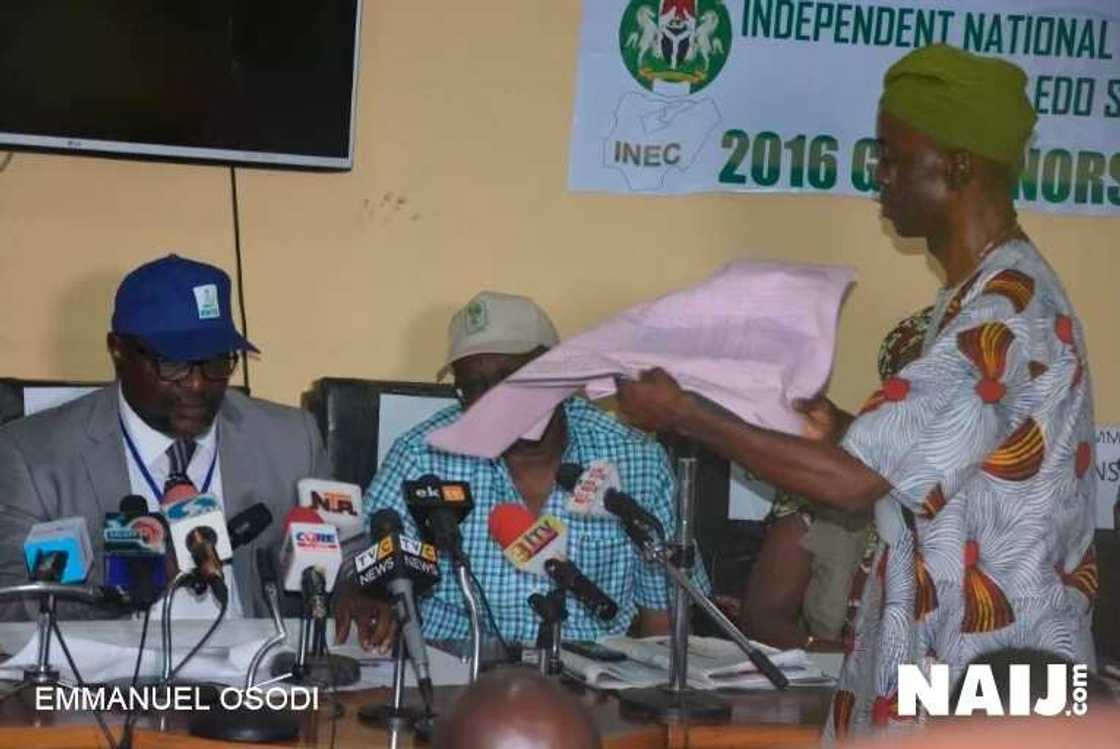 BREAKING: Godwin Obaseki wins Edo election (photos) BREAKING: Godwin Obaseki wins Edo election (photos)