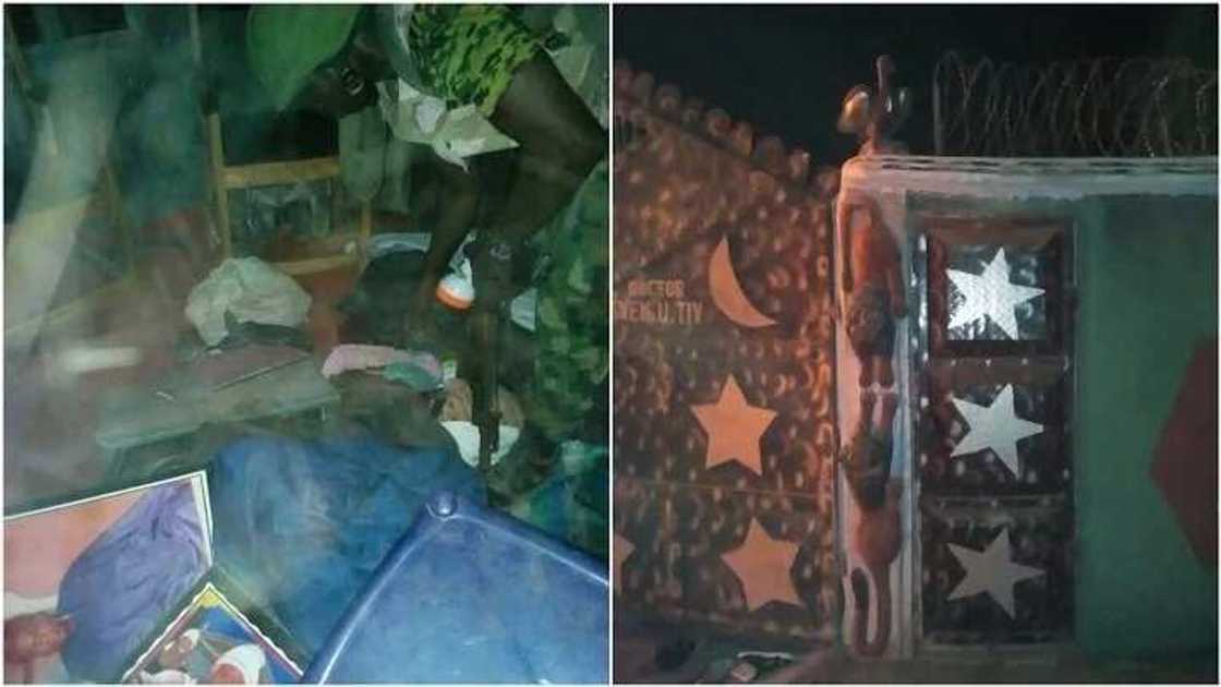 Sojoji sun tartwatsa gidan wani babban matsafi dake taimakon ýan ta’adda a jihar Benuwe Sojoji sun tartwatsa gidan wani babban matsafi dake taimakon ýan ta’adda a jihar Benuwe