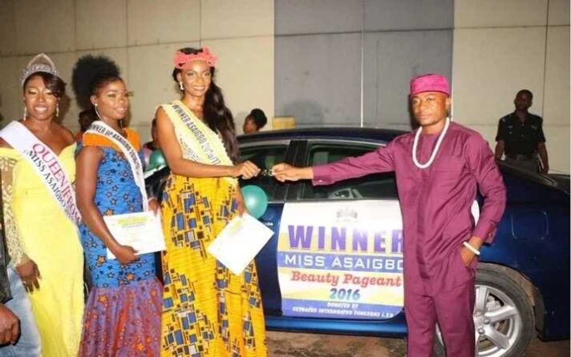 Joy Ugwu during her coronation in 2016 Joy Ugwu during her coronation in 2016