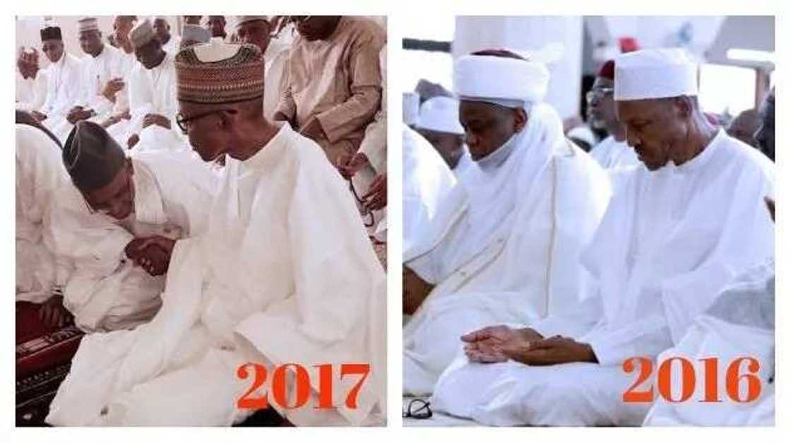 Awww! See the before and after photos of President Buhari