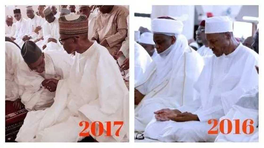 Awww! See the before and after photos of President Buhari Awww! See the before and after photos of President Buhari