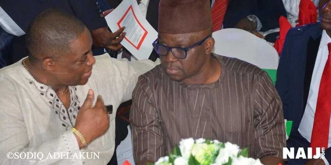 BREAKING: Fireworks as Governor Fayose declares his 2019 presidential ambition in Abuja (photos, video)