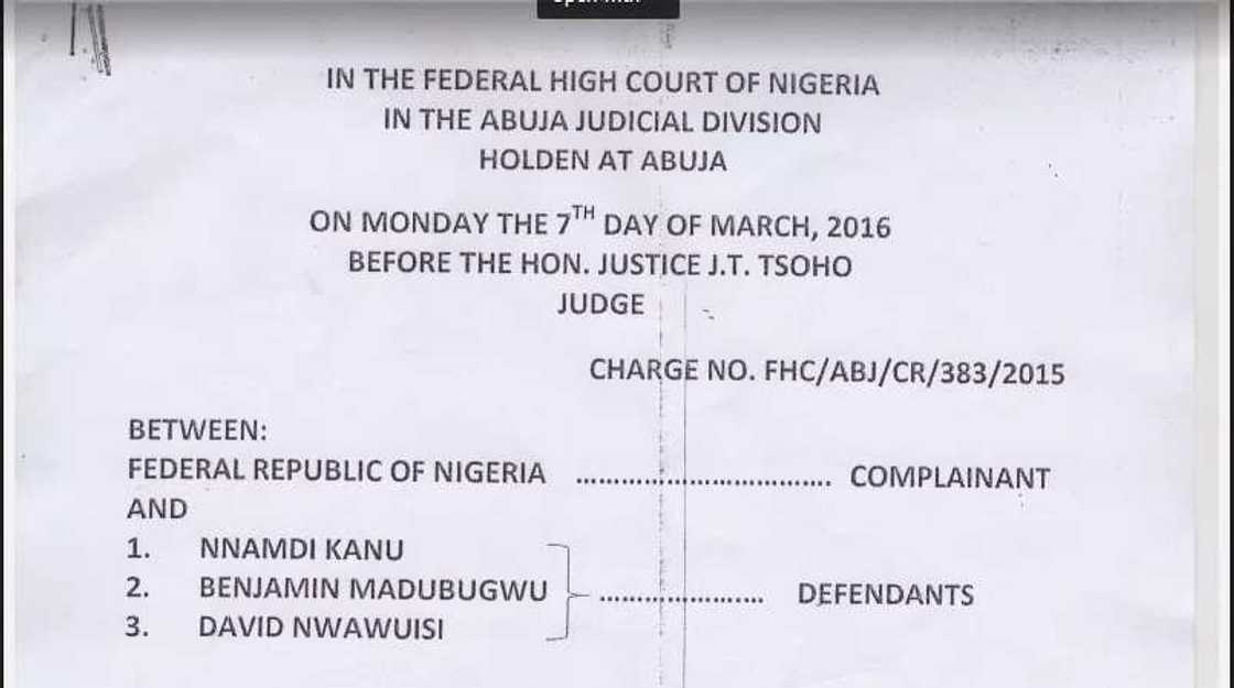 kanu's trial: How Justice Tsoho ruled against judicial oath kanu's trial: How Justice Tsoho ruled against judicial oath