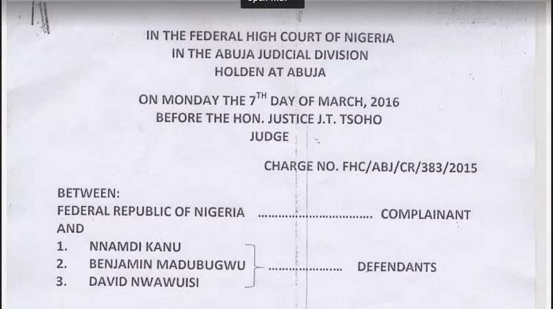 kanu's trial: How Justice Tsoho ruled against judicial oath