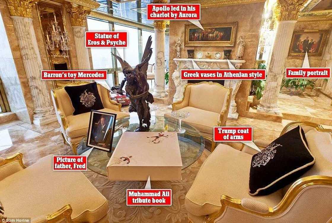 Inside Donald Trump's luxurious penthouse in New York Inside Donald Trump's luxurious penthouse in New York