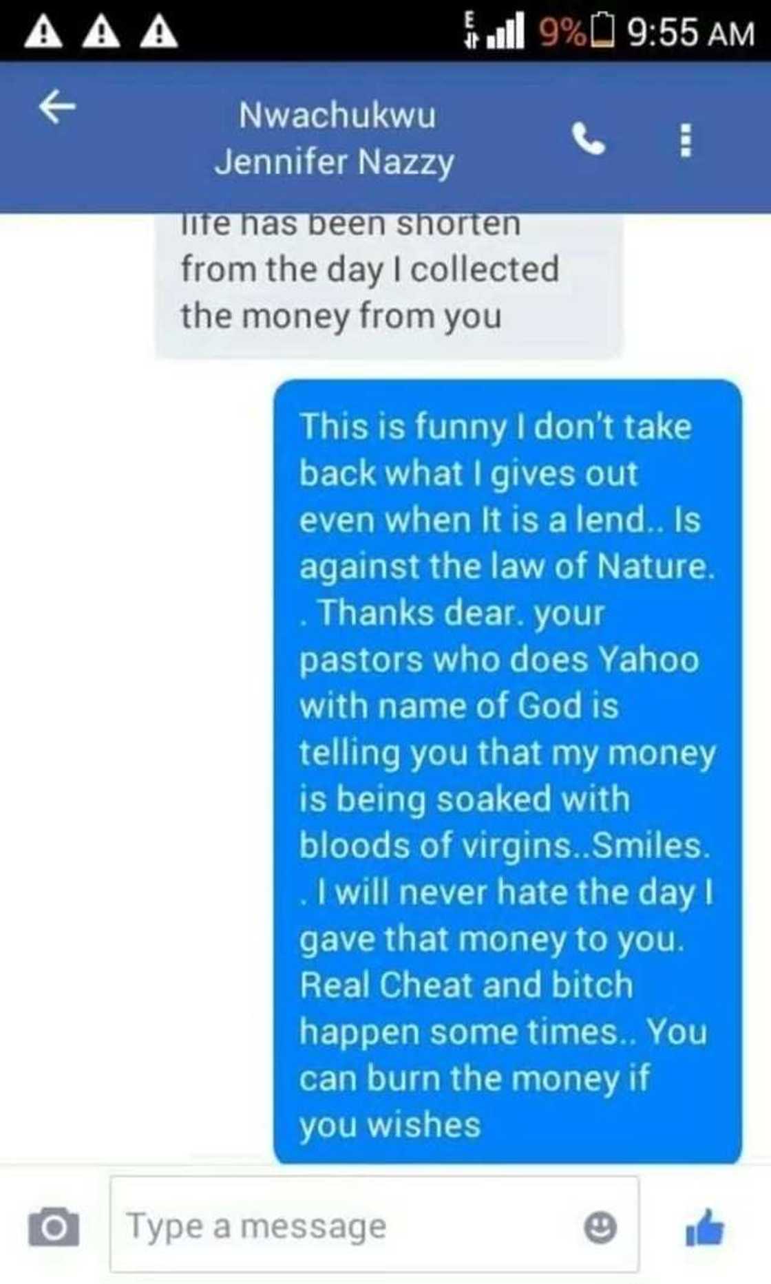 Beautiful young lady exposes a man who shared money on a Facebook group