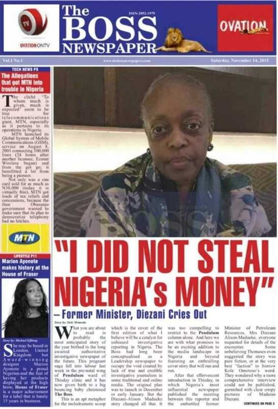 7 Revelations By Former GEJ'S Minister Diezani