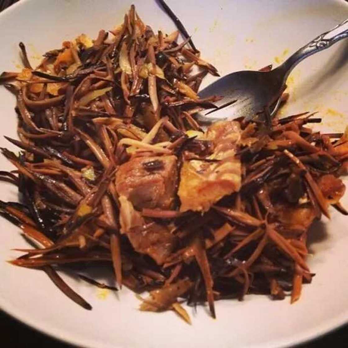 How to prepare Abacha without potash at home How to prepare Abacha without potash at home