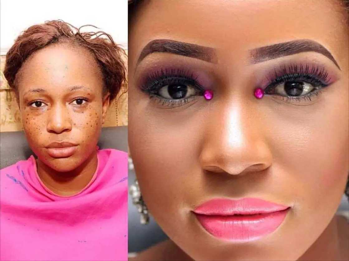 15 times Nigerian women deceived men with their makeup