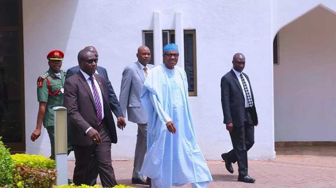 Wasu Sanatocin Najeriya sun ce Shugaba Buhari bai da tamka a zaben 2019 Wasu Sanatocin Najeriya sun ce Shugaba Buhari bai da tamka a zaben 2019
