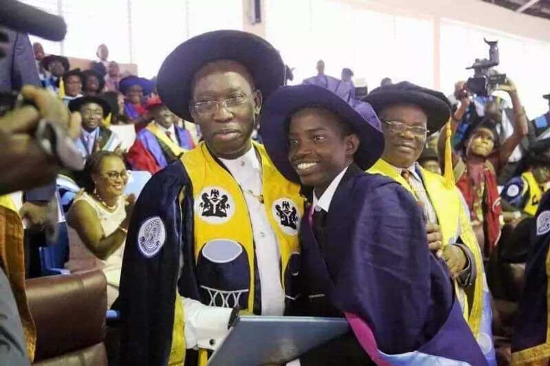 He attributed his success to hard work. Photo credit: J. Erubami He attributed his success to hard work. Photo credit: J. Erubami