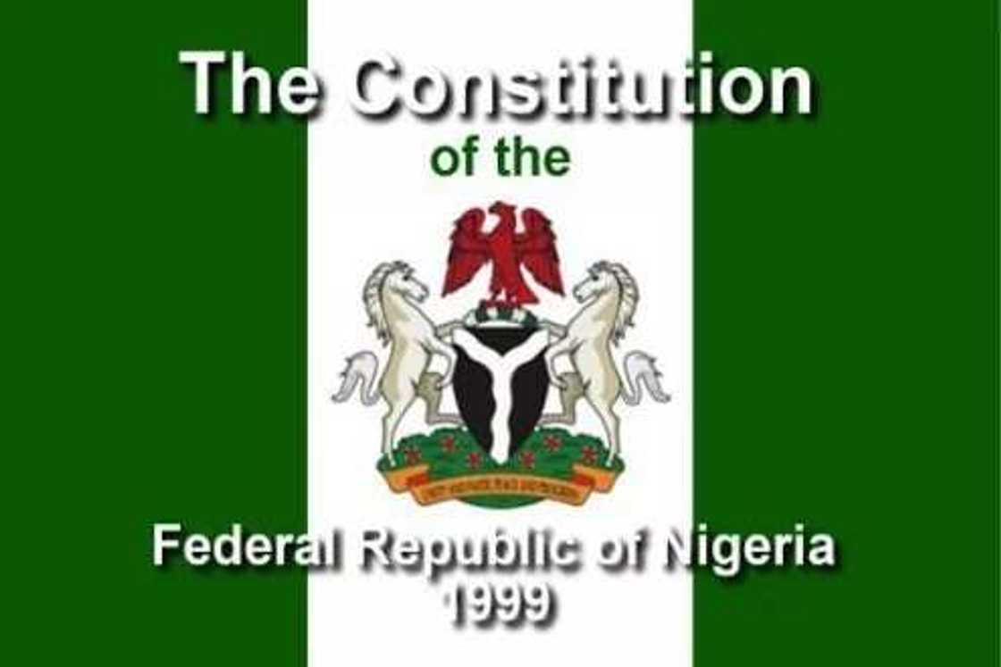 Nigerian constitution 1999 Nigerian constitution 1999