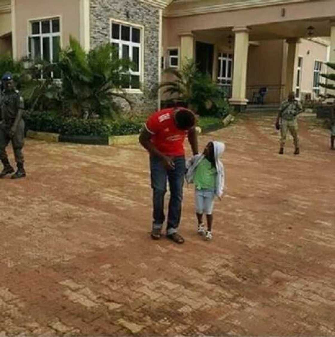 Mercy Johnson's husband and daughter take early morning walk (Photos) Mercy Johnson's husband and daughter take early morning walk (Photos)